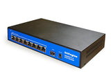 8 Port 2.5G Unmanaged Ethernet Switch With 10G Sfp+ Uplink, 8 X 2.5G Base-T Ports, 60Gbps Switching Capacity, Metal Fanless Design, Desktop/Wall-Mount, Plug & Play