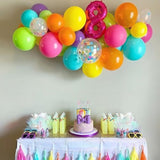 Multicolor Neon Balloon Arch Kit, Rainbow Balloons for Carnival & Birthday Party