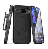 Belt Case for Google Pixel 10/10 Pro (6.3") with Holster Clip & Kickstand (DuraClip Series)