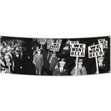 "We Want Beer" Funny Flag Banner (2x6Ft) Bar, Dorm, or Room Decor