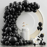 102-Pack Black Latex Balloons in 5-18 Inch for Party Arch and Decorations