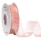 Sweet Nectar Pink Sheer Organza Ribbon,1-1/2 Inches X Continuous 50 Ya