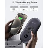 10000Mah Power Bank For Iphone 17 Pro/17/Air/16/15, Portable Charger For Apple Watch, For Airpods, Ipad, Beats Studio Pro And More Phones, Tablets, Headphones, Built-In Ac Wall Plug And Cables