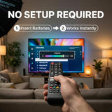 BN59-01315J Replacement Remote for Smart TV No Setup Required with Hotkeys for Netflix for Prime Video for Plus TV and AAA*2