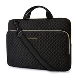 Bagsmart Protective Sleeve Case Compatible With Pro 16 Inch,15.6 Inch, Hp,Dell,Acer Aspire,Asus Notebook,Laptop With Shoulder Strap,Pocket,Handle,Black