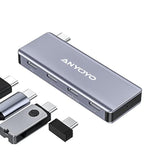 Usb C Hub,4 Port Usb-C To Usb-C Hub With 3 Usb 3.2 Gen2 Ports(10Gbps),1 100W P