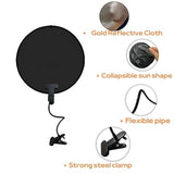 Laptop Sun Shade For Working Outside Adjustable Laptop Sunshade With Flexible Stand, Storage Bag