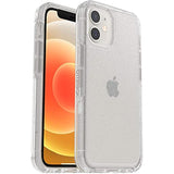 OtterBox Symmetry Clear Series Case for iPhone 12 Mini - Stardust (Silver Flake/Clear) Slim Protective Phone Case