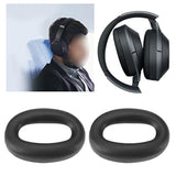 1 Pair Ear Pads Replacement Compatible With Sony Wh-1000Xm2 Mdr-1000X Headphone Protein Leather Foam Ear Cushion Earphone Accessories Black