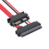 Slimline Sata 13 Pin Male To 22 Pin Sata Female Cable Adapter,Slimline Serial