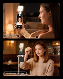 Portable Selfie Light for iPhone: Rechargeable Phone Fill Lights, Ring Light for Camera Picture, Makeup Photo, Video Conferences, Laptop Use, Zoom