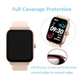 Screen Protector Compatible For Quiacn Idw19 Smart Watch 1.8" (3 Pack) 3D Full Coverage Pmma?Compatible For Gydom, Hingso Fitness Tracker Protective Film