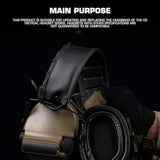 Outdoor Tactical Headset Accessory Replacement Headband For C5 Military Headset Cap Cover-Black