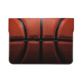Basketball Pu Leather Laptop Sleeve 11.6 12.3 13 Inch Protective Sleeve Waterproof Case Computer Cover Notebook Bag