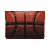 Basketball Pu Leather Laptop Sleeve 11.6 12.3 13 Inch Protective Sleeve Waterproof Case Computer Cover Notebook Bag