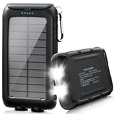 Solar-Charger-Power-Bank-49800Mah Portable Solar Phone Charger With Led Flashlight/15W Fast Charge Usb C Waterproof External Backup Battery Pack For All Cell Phones & Electronic Devices