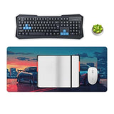 Jdm Car Desk Mats On Top Of Desks Pad Japanese Large Mouse Pads Gaming Cool Classic Sports Car Jdm Big Mousepad For Desktop Keyboard Computer Mat 35.4 X 15.7 Inch