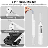 Replacement Ear Tips Compatible with Beats Powerbeats Pro 2 Earbuds with Cleaner Kit, Soft Silicone Earbuds Eartips for Beats Fit Pro, Studio Buds,
