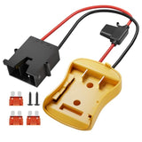 20V Battery Adapter For Dewalt Power Wheel Adapter With Wire Harness Connector 12 Awg Wire Compatible With Fisher-Price 12 Volt Power Wheels