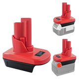 For Dewalt&For Milwaukee 18V Battery To For Milwaukee 12V Tool Adapter,Replacement For Milwaukee M12 Battery 48-11-2410 48-11-2411 48-11-2420 Compatible With Milwaukee M12 Cordless Power Tools