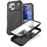 For Iphone 17 Pro Max Case With Built-In Screen Protector, Compatible With Magsafe - Military Grade Protection With 360 Rugged Full-Body Coverage (Black)