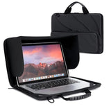 BUG 13-14 Inch Laptop Sun Shade Bag, Chromebook Protective Sleeve Case Shoulder Bag with Sun Hood Foldable Portable Shield Cover for Working Outside, Computer Hard Shell Case(Patent Pending)