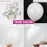36" White Giant Balloons – 8 Pack Jumbo Latex Balloons for Weddings, Birthdays & Events