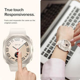 6+6 Pack Galaxy Watch 7 Ultra 47Mm Screen Protector- Protective Case+Tempered Glass Screen Protector Full Coverage Hard Pc Protective Cover Hd Thin Cover For Samsung Galaxy Watch 7 Ultra 47Mm Women