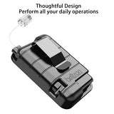 Protective Case for Tandem t:Slim X2 Pump with Built-in Metal Belt Clip (Strong & Durable Case for Tandem Diabetes Care TSlim X2 Insulin Pump) - Black