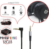 Replacement Audio Cable 3.5Mm 5 Pole Male Compatible With Steelseries Arctis Nova 1, 1X, Pro, 7, 7X, 1P Gaming Headset 1.3Meters/4.3Feet