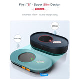 Mechanical Mouse Jiggler, Ultra-Slim Mouse Mover, With Adjustable Running Timer, Driver-Free Mouse Wiggler Shaker Silently?Elegant Blue?