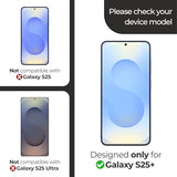 2+2 Pack for Samsung Galaxy S25 Plus 6.7-inch Tempered Glass Screen Protector with Camera Lens Protector, MilitaryShield 9H HD Clear, Case Friendly,