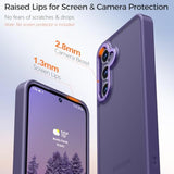 Purple Translucent Matte Samsung S24 Case