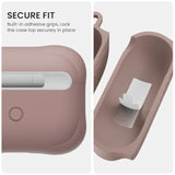 Vortuxe For Airpods Pro 2 Case - 2X Mil-Std Drop Protection, Liquid Silicone Shockproof Cover With Carabiner, Sleek Aesthetic Case For Airpods Pro 2Nd / 1St Generation-Latte