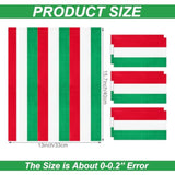 100 Pcs Italian Napkins Bulk Red White Green Italy Flag Disposable Paper Party Napkins Italy Themed Tableware For Cocktail Luncheon Christmas Family Party Decor