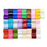 1 1/2" Single Face Satin Ribbon Assortment-100 Yards 25 Colors- Fabric