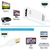 Mini Displayport To Hdmi Adapter, Mini Dp Thunderbolt To Hdmi Converter 4K Com
