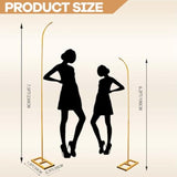 2-Pack Balloon Arch Stands Metal Backdrops for Wedding & Party Decor
