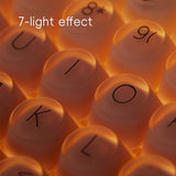 Dot Foundation Mechanical Keyboard, 75% Rechargeable Hot-Swappable Keyboards With 3 Types Connection For Windows, Mac Os/Pink Gateron Baby Racoon Switches