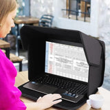 Outdoor Laptop Sun Shade Portable Shield Cover For Work Outside,Computer Privacy Hood Cover, Compurer Bag Shade Sleeve Case For 12-14In(Patent Pending)