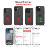 Leather Case For Iphone 16 Pro Max With Card Holder Soft Leather Wallet Case, Protective Slim Shockproof Phone Cover For Man Women (Brown)