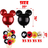 Mickey 1st Birthday Decorations Boys One Banner Balloons Red Party Supplies