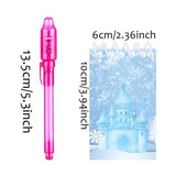 Frozen Party Favors |12 Invisible Ink Pen And 12 Mini Notepads| Frozen Party Goodie Bag Stuffers, Classroom Prizes, Party Supplies