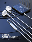 2Pack Wired Earbuds with Microphone, 4.0Ft Length Wired in-Ear Headphones, 3.5mm Jack Wired Earphones Compatible with Mobile Phones / MP3 /