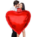 Big Red Heart Balloons - 32 Inch, Pack Of 2 | Giant Heart Balloon For