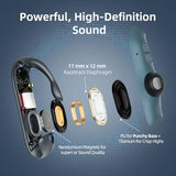Wireless Earbuds,Bluetooth 5.4 100H Playtime Headphone with Mic,Stereo Sound,Easy Button Controls,Ultra-Comfort Snug Fit Sports Ear Buds for Sports