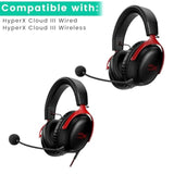 Mic Replacement For Hyperx Cloud Iii/Cloud 3 Wired Wireless Gaming Headset, 3.5Mm Detachable Noise Cancelling Microphone Boom For Pc, Xbox One, Ps4, Ps5