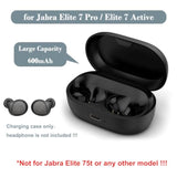 Charging Case For Jabra Elite 7 Pro & Jabra Elite 7 Active, Replacement Charger Case Dock Cradle With Usb C Cable For Jabra Elite 7 Pro/Active (600Mah)