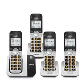 Vg231-4 Cordless Phone 4-Handset With Large Display And Big Buttons, Dect 6.0 With Caller Id/Call Waiting, Full Duplex Speakerphone, Eco Mode, Last 10 Number Redial, Easy To Use