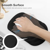 Ergonomic Slope Mouse Pad With Wrist Rest, One Piece Wrist Rest, Non-Slip Pu Base, Large Mouse Pad For Pain Relief, For Gaming, Office And Home